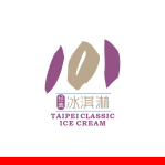 台北101冰淇淋Logo设计